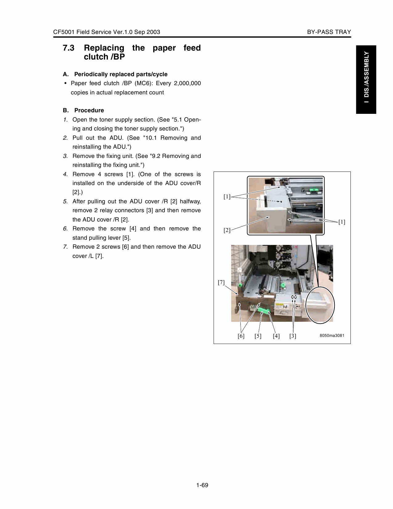 Konica-Minolta MINOLTA CF5001 FIELD-SERVICE Service Manual-3